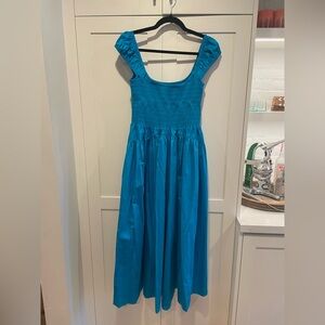 La Ligne Blue Midi Dress